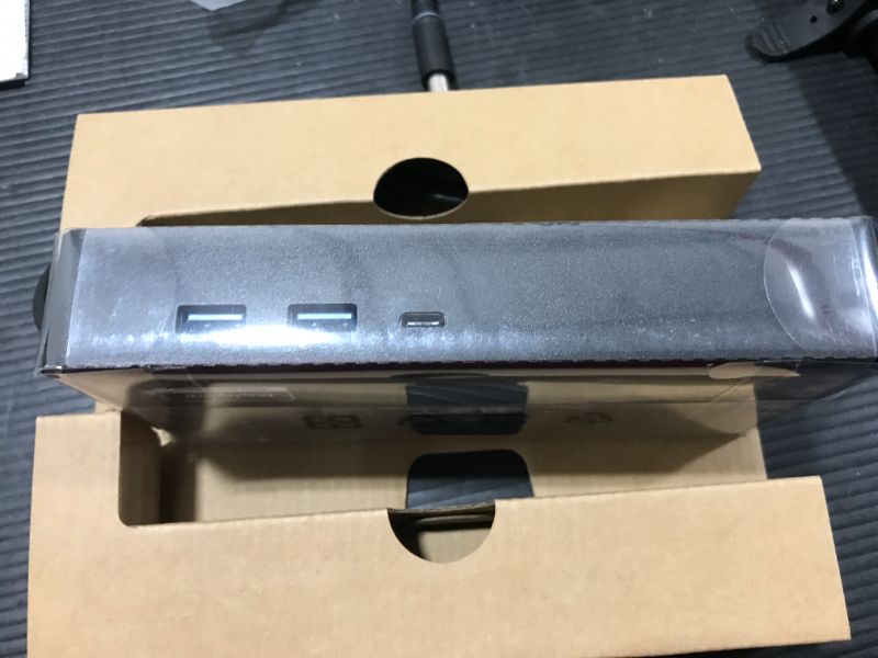 Photo 1 of Dell Universal Dock - D6000S, Equipped with USB-C/USB-A PowerShare Options, Connect Upto Three 4K Displays, LED Indicator, Black
