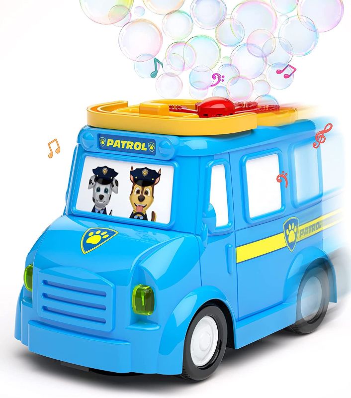 Photo 1 of Bubble Machine, Moving Car Bubble Machine for Toddlers Kids, 3000+ Bubbles Small Toy Cars Electric Automatic Bubble Maker Blower, Gifts Bubbles Toys for Age 2-6 Year Old Boys, Girls
