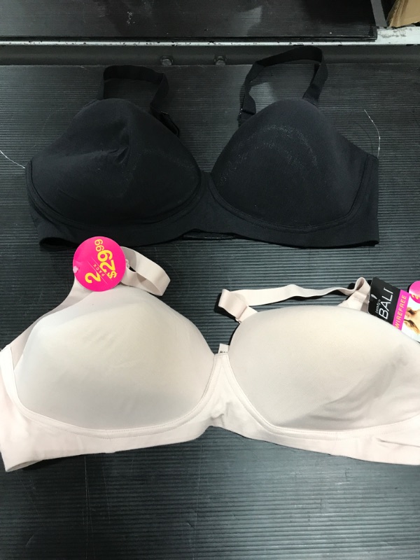 Photo 2 of Beauty by Bali Women's 2pk Wireless Bra B222 -
 SIZE 42DD 