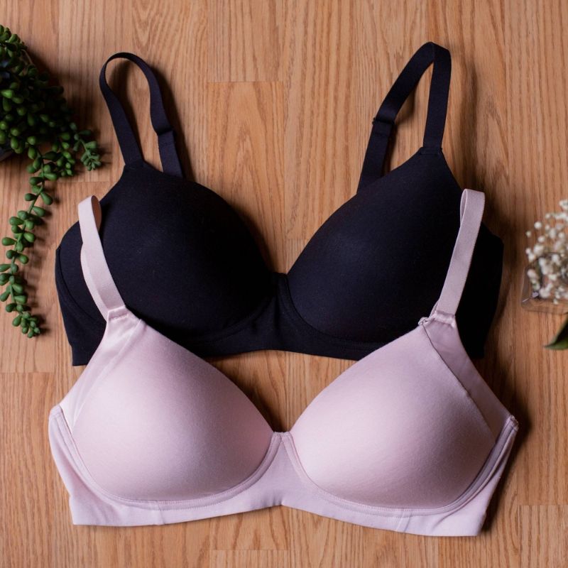 Photo 1 of Beauty by Bali Women's 2pk Wireless Bra B222 -
 SIZE 42DD 