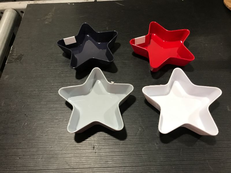 Photo 1 of Colored Star Bowls 4 PACK