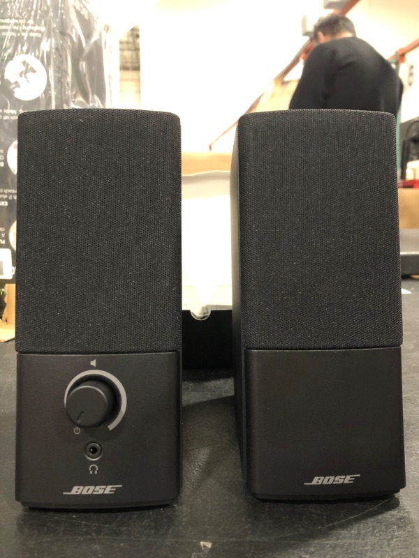 Photo 4 of Bose Companion 2 Series III Multimedia Speakers - for PC (with 3.5mm AUX & PC Input) Black