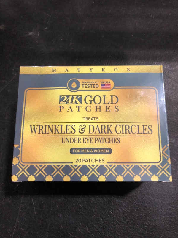 Photo 1 of 24K Gold Under Eye Patches - 20 PCS - Collagen and Hyaluronic Acid Pads that Helps Reducing Under Eye Puffiness, Wrinkles, and Dark Circles - NO Artificial Fragrance or Alcohol
EXP 4/10/2025