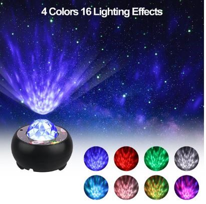 Photo 1 of Riarmo Night Light Projector with Remote Control, Starry Galaxy Projector with Music Speaker for Bedroom / Party / Home Decor, Star Nebula Projector with Voice Control and Timer for Kids Adults
