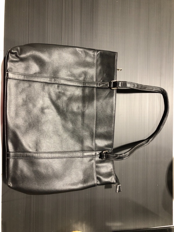 Photo 2 of Overbrooke Classic Laptop Tote Bag - Vegan Leather Womens Shoulder Bag for Laptops up to 15.6 Inches
