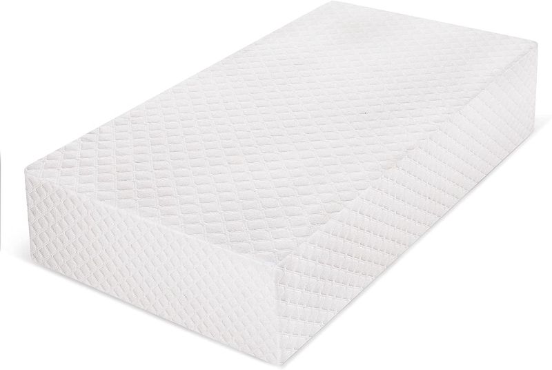 Photo 1 of TOPPURE Cube Memory Foam Pillow Pro-Long for Side Sleepers, Snorers (24"/12"/5"), Soft But Supportive Cervical Pillow for Neck and Shoulder Pain Relief Sleeping, Rectangle Neck Pillow,White
