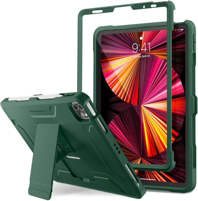 Photo 1 of DTTO New iPad Pro 11 inch Case 2021(3rd Gen), New Green