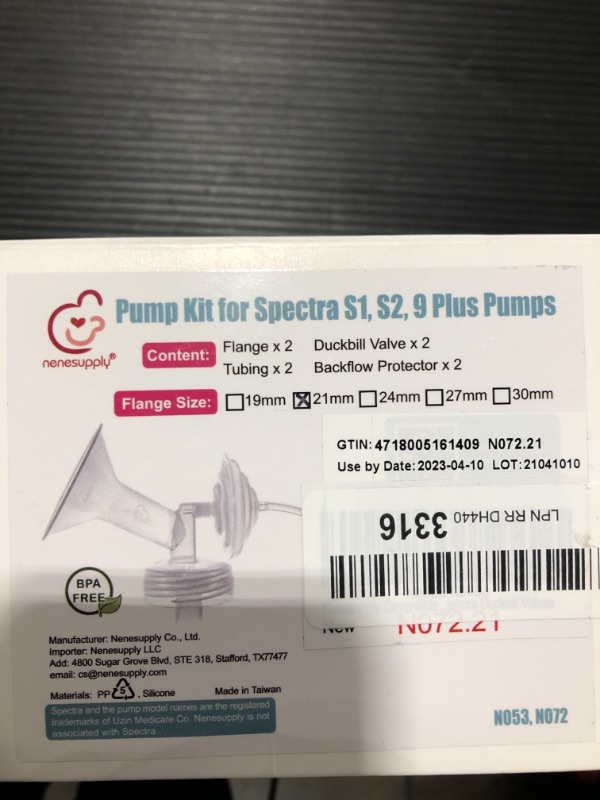 Photo 3 of Nenesupply Pump Parts Compatible with Spectra S2 Spectra S1 9 Plus Breastpump Replace Spectra Pump Parts Replace Spectra S1 Accessories Spectra Flange Spectra Duckbill Valves