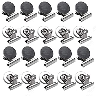 Photo 1 of Heavy Duty Magnet Clips 20 Pack, 31mm Strong Fridge Magnet Clips for Photo Displays, Whiteboard, Organizing Kitchen, Office School Use