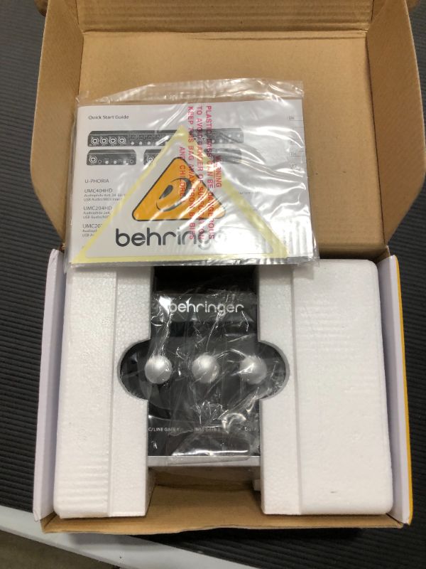 Photo 1 of BEHRINGER Audio Interface
