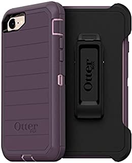 Photo 1 of OtterBox Defender Series Rugged Case & Holster for iPhone SE 3rd Gen (2022), iPhone SE 2nd Gen (2020), iPhone 8/7 (NOT Plus) Retail Packaging - Purple Nebula - with Microbial Defense