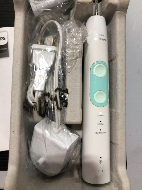 Photo 2 of Philips Sonicare ProtectiveClean 5100 Gum Health, Rechargeable electric toothbrush with pressure sensor, White Mint