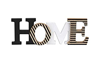 Photo 1 of 10 Street Home Modern Rustic Wood Home Decorative Sign, Standing or Wall Mount Cutout Word Decor, Living Room Accent, Home Letters Wood