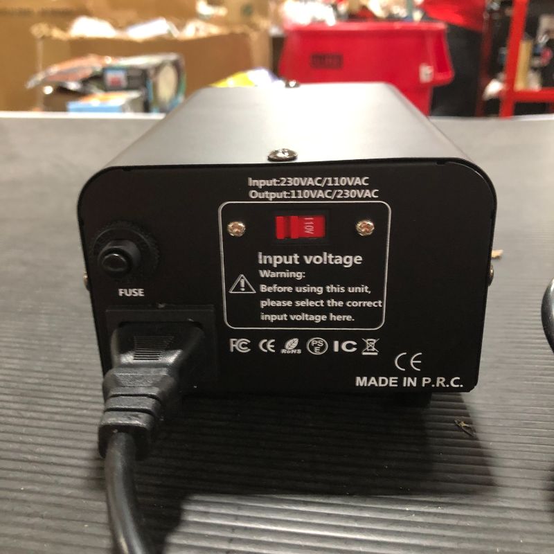 Photo 1 of Yinleader 500W Voltage Transformer Power Converter(220V to 110V, 110V to 220V) Step Up/Down Converter 110/120 Volt - 220/240 Volt
