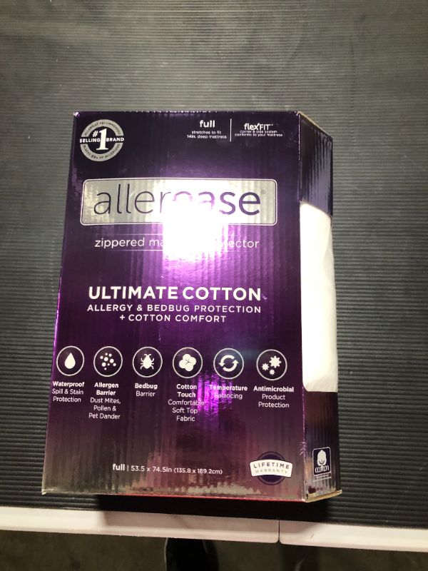 Photo 2 of Allerease Ultimate Cotton Mattress Protector - Full