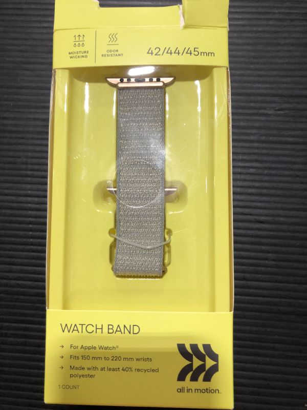 Photo 2 of All in Motion Apple Watch Nylon Band 42/44 MM - Confident Khaki