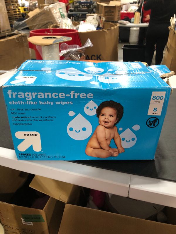 Photo 2 of Fragrance-Free Baby Wipes - up & up 800ct