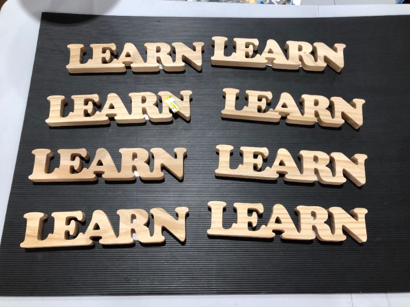 Photo 2 of Wood Word Base Learn, 8pcs