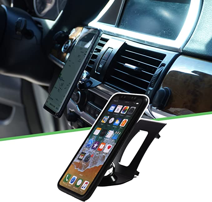 Photo 1 of LLKUANG 360-Degree Rotary Cell Phone Holder Mobile Phone Mount for BMW X5 E70 X6 E71 E72 2008-2013 (Black)
