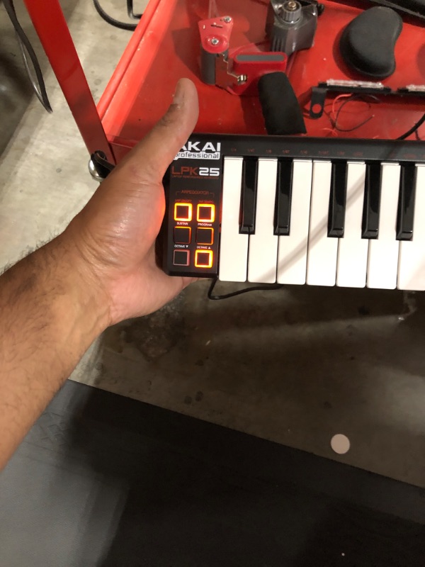 Photo 2 of Akai Professional LPK25 Wireless Bluetooth-Enabled 25-Key Velocity Sensitive Mini MIDI Keyboard for Production and Performance