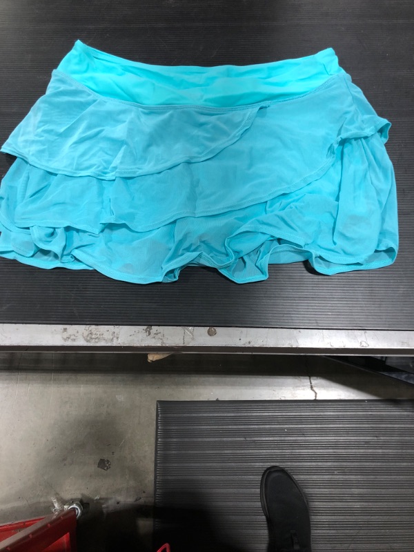 Photo 2 of Aleumdr Women's Waistband Layered Swimdress Ruffle Swim Skirt Swimsuit Bottom (Size: X-Large)