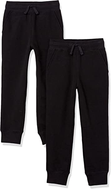 Photo 1 of Amazon Essentials Kids and Boys Fleece Sweatpants, Multi-Pack (Size: XX-Large)