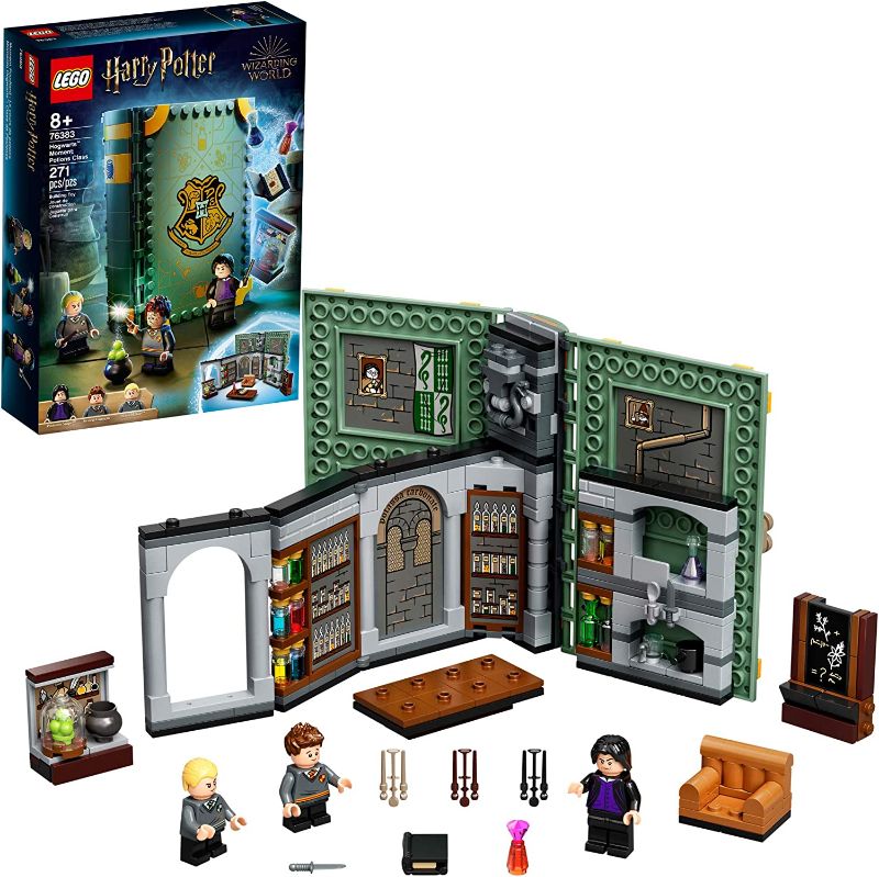 Photo 1 of LEGO Harry Potter Hogwarts Moment: Potions Class 76383 Brick-Built Playset with Professor Snape’s Potions Class, New 2021 (270 Pieces)
