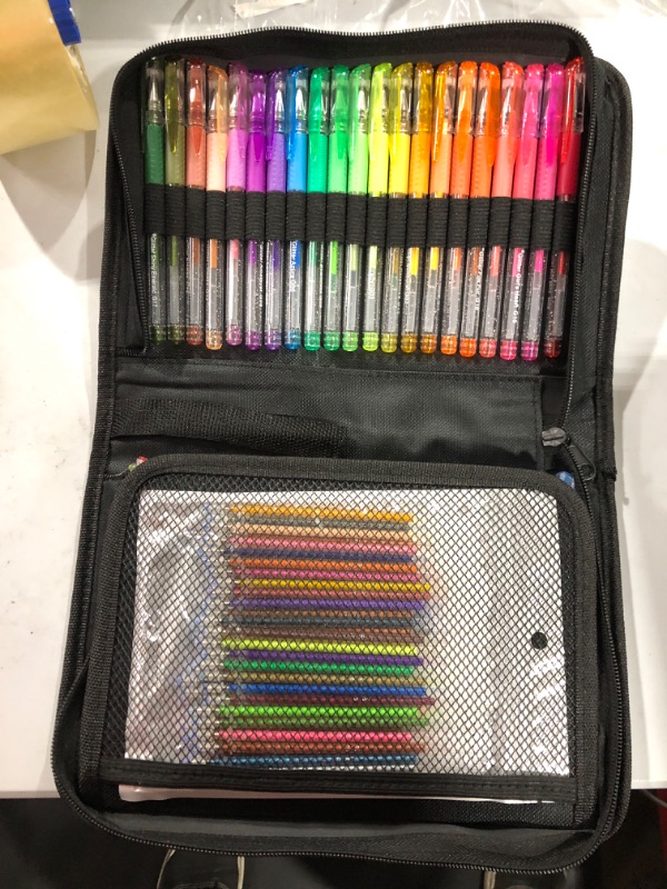 Photo 2 of Glitter Gel Pens for Adult Coloring Books