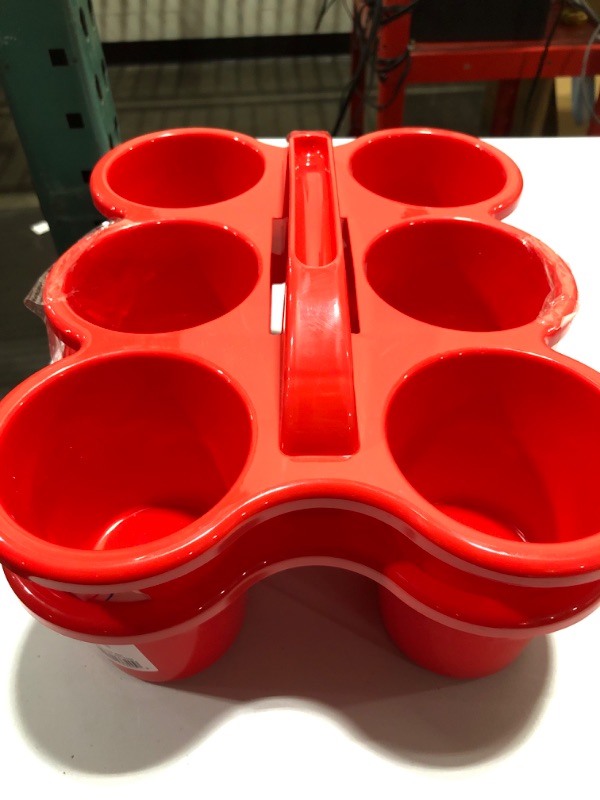 Photo 2 of [2 Pack] 6-Cup Caddy - up & up™ [Red]
