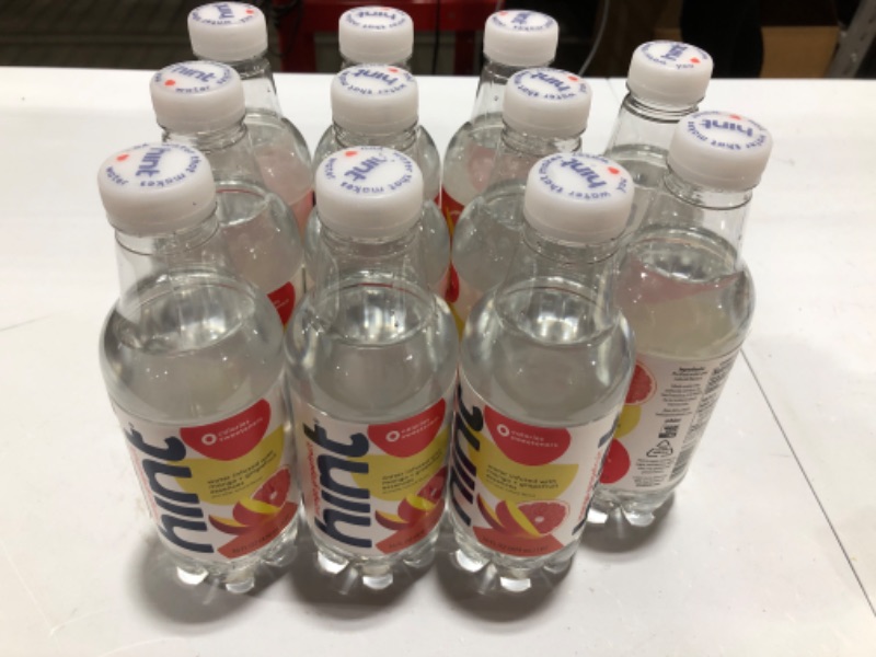 Photo 2 of [12 Pack] Hint Water Mango-Grapefruit [EXP 8-23]