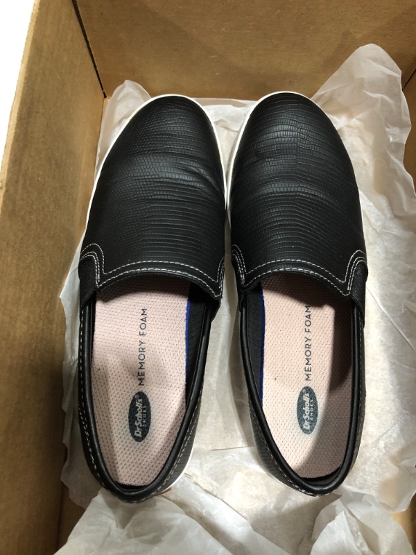 Photo 1 of [Size 6.5] Dr. Scholl's Shoes Women's Luna Sneaker [Black Lizard Print] 