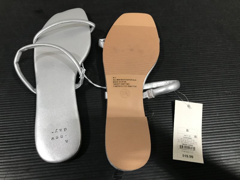 Photo 2 of A New Day Women's Winnie Skinny Strap Sandals Size 8 1/2
