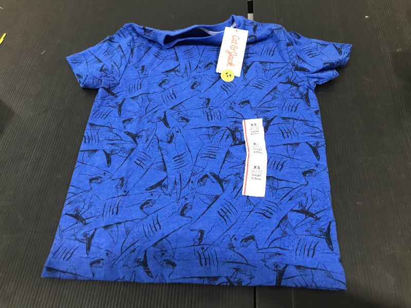 Photo 2 of Boys' Shark Print Short Sleeve T-Shirt Size XS 