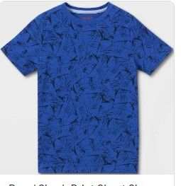 Photo 1 of Boys' Shark Print Short Sleeve T-Shirt Size XS 