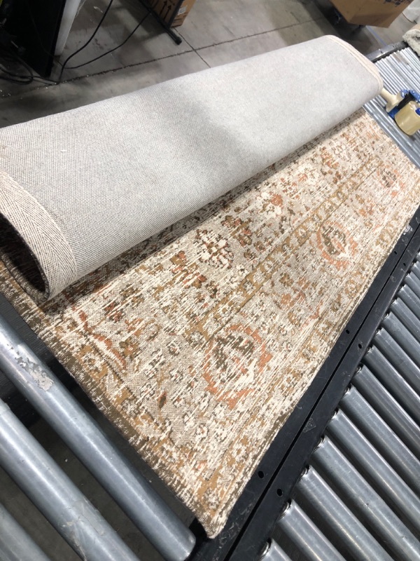 Photo 2 of 5'x7' Oakton Jacquard Chenille Distressed Tapestry Rug - Threshold™
