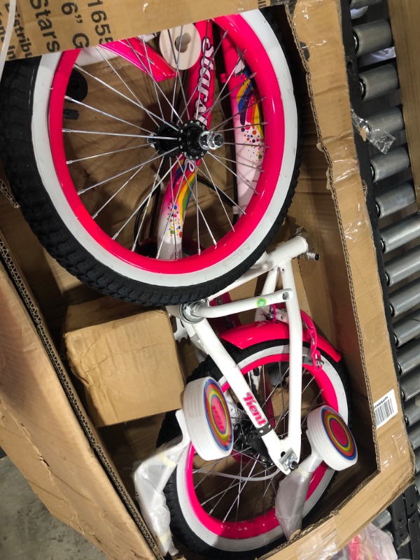 Photo 2 of KENT Girls' Starshine 16 in Bike Pink/White - Girls Bikes at Academy Sports
