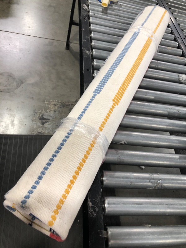 Photo 1 of 4'x5.6' Striped Rug - Pillowfort
