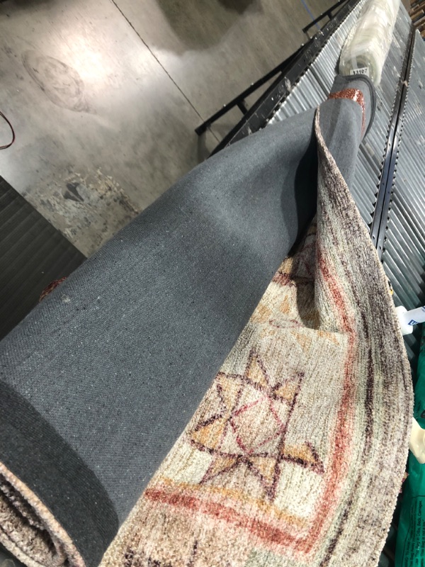Photo 1 of 5'x7' Distressed Geo Persian Style Rug Blush - Opalhouse™
