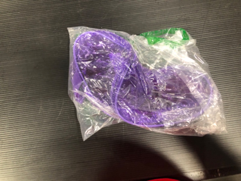 Photo 1 of - Purple Plastic Small Bag with Zipper