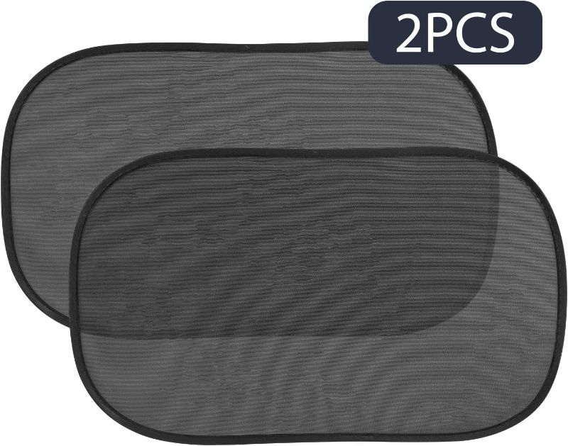 Photo 1 of ZATOOTO Car Window Shades for Baby - 2 Pack Side Automotive Sunshades 20.2 x 12 inches Block UV Rays Protection Your Baby for Child Have Fun
