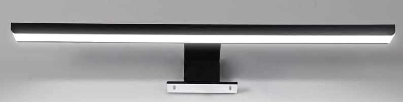 Photo 1 of SIEPUNK Bathroom Vanity Light 15.7 Inch Black Bathroom Lights Over Mirror 8W Vanity Light Fixtures 6000K Led Vanity Lights for Bathroom