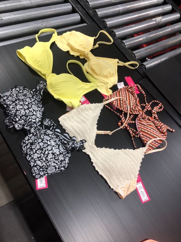 Photo 1 of Assorted Bathing Suit Top Box Lot - Med 