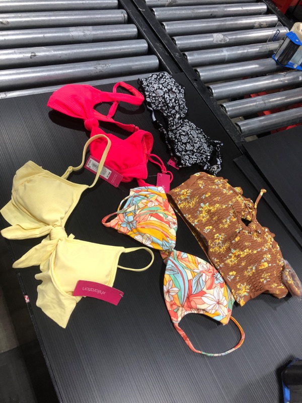 Photo 1 of Assorted Bathing Suit Top Box Lot - Med 