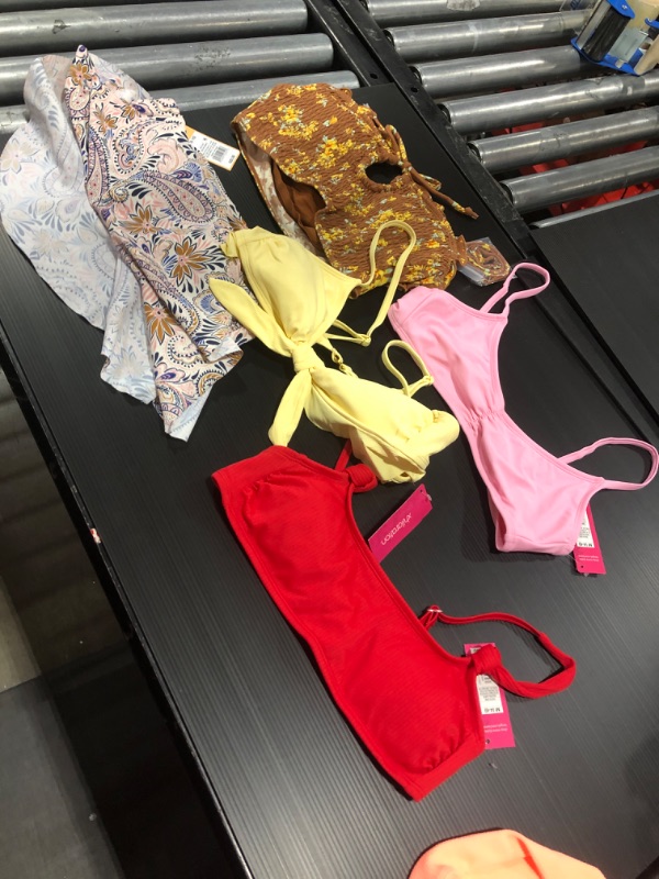 Photo 1 of Assorted Bathing Suit Top Box Lot - Med 