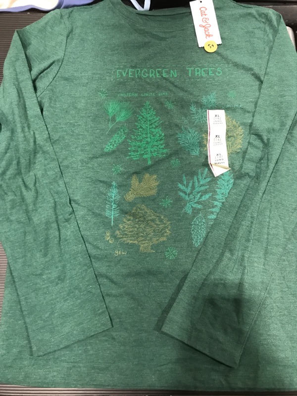 Photo 2 of [Size XL] Cat & Jack Long Sleeve Green Shirt