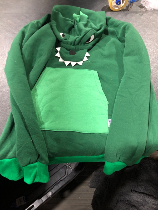 Photo 1 of ALLIGATOR HOODIE- GREEN- SIZE XL