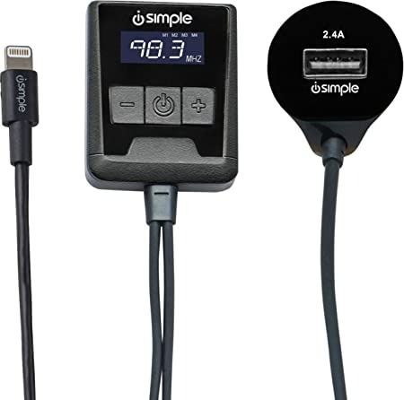 Photo 1 of iSimple - FM Transmitter for Select Apple® Devices - Black
