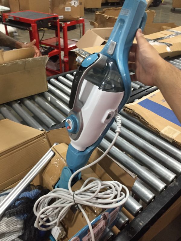 Photo 2 of 5-in-1 Steam Mop and Portable Steamer with Squeegee and (3) Brushes