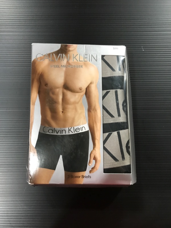 Photo 2 of [Size M] Calvin Klein Men's Steel Micro Boxer Briefs