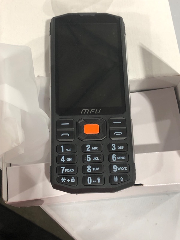 Photo 1 of MFU Easy to Use Cell Phone for Seniors and Unlocked Phone 2G Tri SIM 3 SIM Cards Big Button Large Button Big Volume Large Capacity Power Bank Long-time Standby 3.5” Large Screen Super Torch Light-Black
